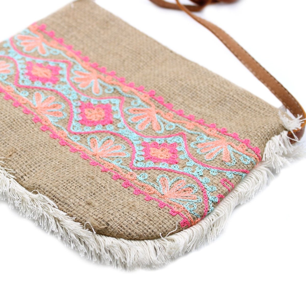 Fab Fringe Bag - Summer Pattern EmbroideryFab Fringe BagsHeart Notes
