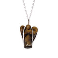 Gemstone Guardian Angel Pendant - Tiger EyeGemstone Pendant JewelleryHeart Notes