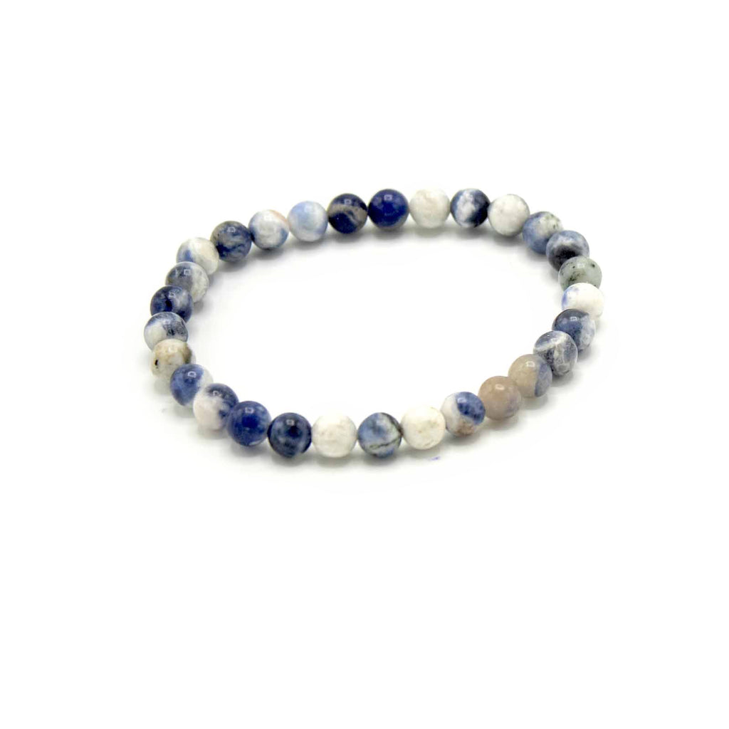 Gemstone Manifestation Bracelet - Sodalite - TruthGemstone Bracelets for ManifestationHeart Notes