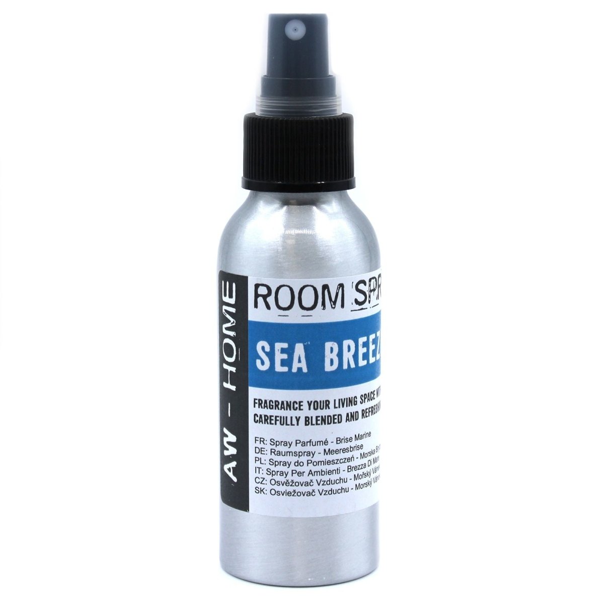 100ml Room Spray - Sea BreezeAW - Home Room Sprays 100mlHeart Notes