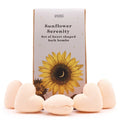 Sunflower Serenity Bath Heart Gift SetHeart Bath Bombs Gift SetsHeart Notes