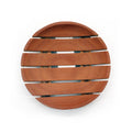 Classic Mahogany Soap Dish - RoundClassic Mahogany Soap DishesHeart Notes