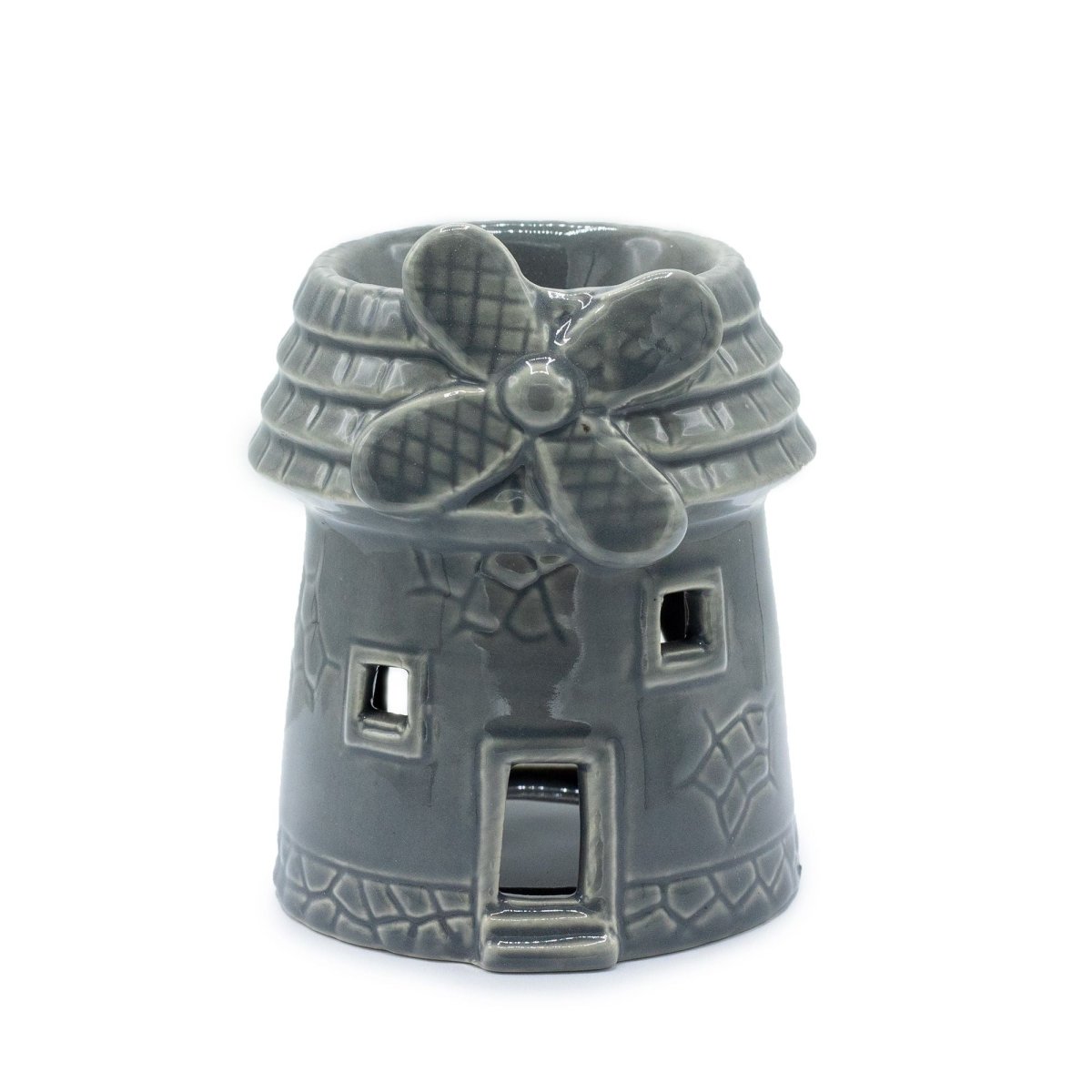 Windmill Oil Burner - GreyVarious Shaped Ceramic Oil BurnersHeart Notes
