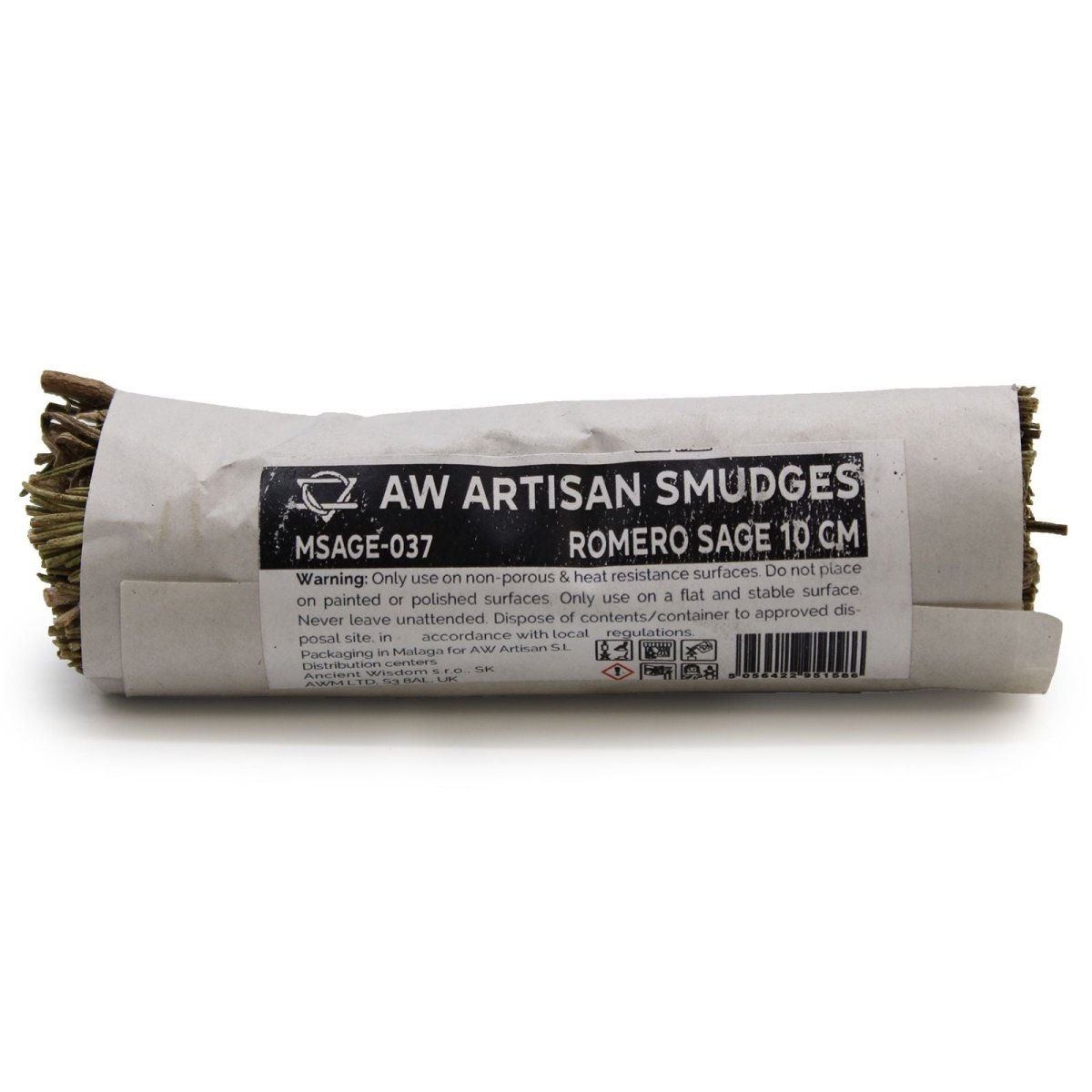 Smudge Stick - Romero Sage 10 cmSmudge Sticks - individually wrappedHeart Notes