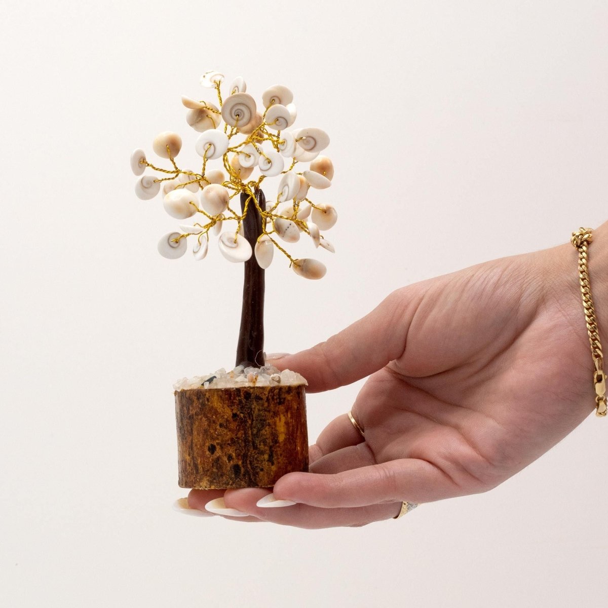 Med Gomati Chakra Circle Stone Tree - (45 stones)Gomati Chakra Stone TreesHeart Notes