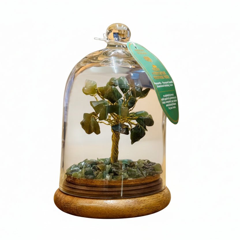Gemstone Dome Garden - Green Aventurine - 30 chipstonesGemstone Tree GardensHeart Notes
