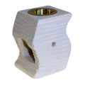 Stone Oil Burner - Stepped WaveSandstone Oil BurnersHeart Notes