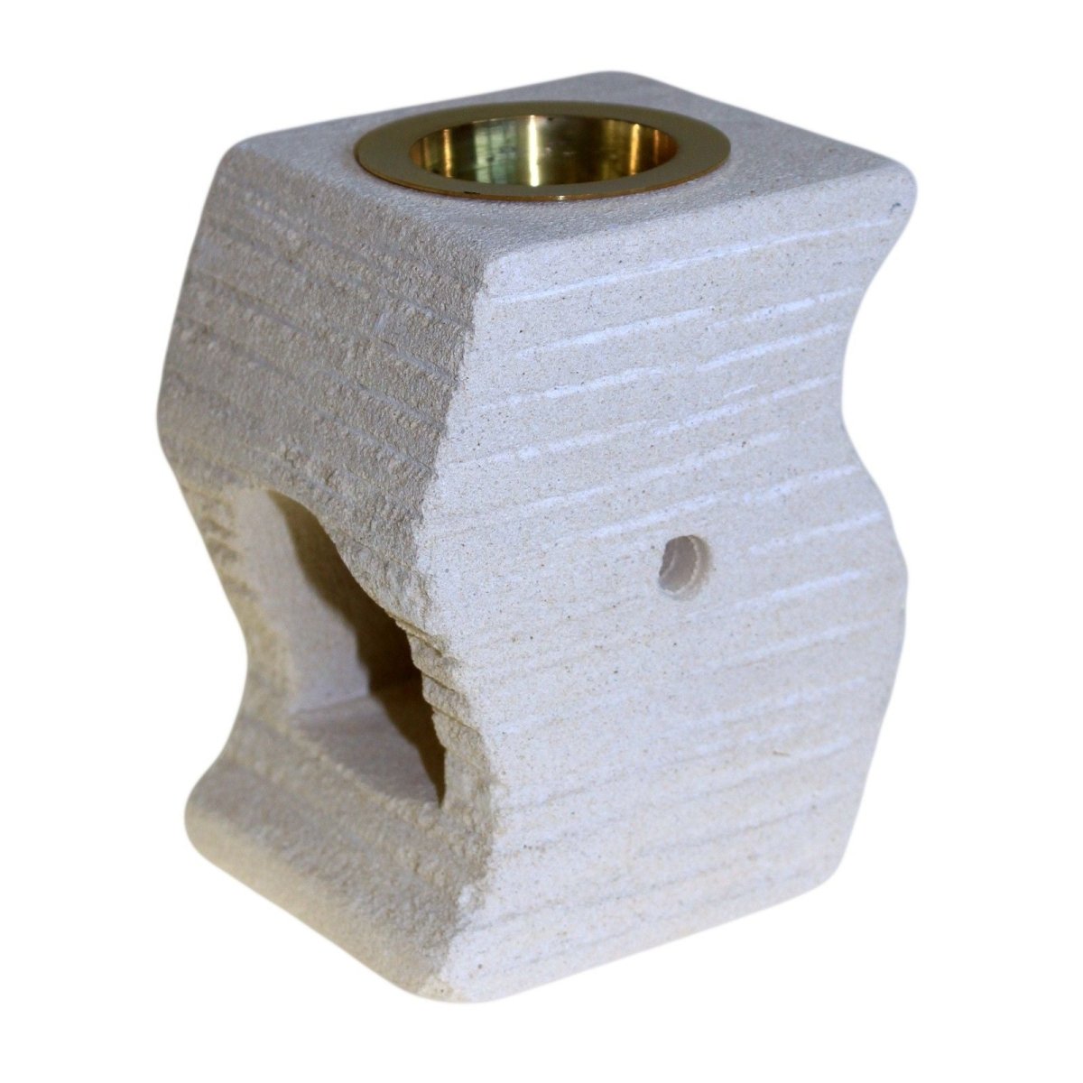 Stone Oil Burner - Stepped WaveSandstone Oil BurnersHeart Notes