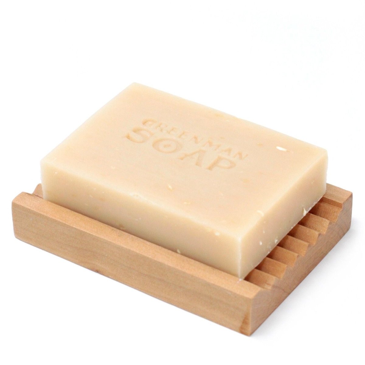 Greenman Soap Slice 100g - Coconut Cool & CalmGreenman Handmade SoapsHeart Notes