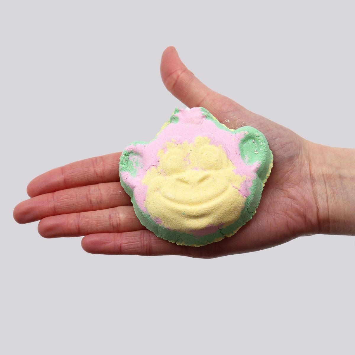 Monkey Bathbomb 90g - Pack of 10Shaped Bath Bombs for KidsHeart Notes