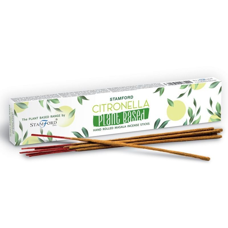 Plant Based Masala Incense Sticks - CitronellaPlant Based Masala Incense SticksHeart Notes