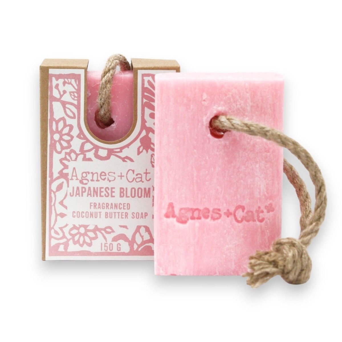 Agnes + Cat Soap On A Rope - Japanese BloomAgnes + Cat Soap on a RopeHeart Notes