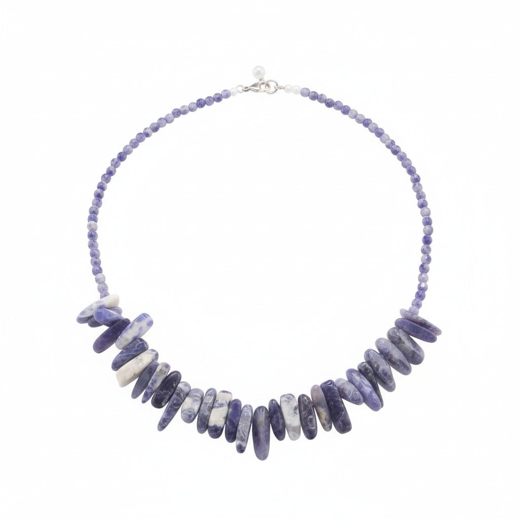 Longstone Gem Necklace - SodaliteLongstone Gem NecklacesHeart Notes