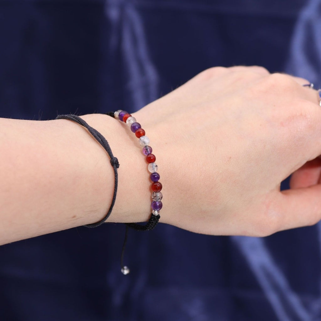 Zodiac Crystal Candle with Gemstone Bracelet - VirgoZodiac Crystal Candles with Gemstone BraceletHeart Notes