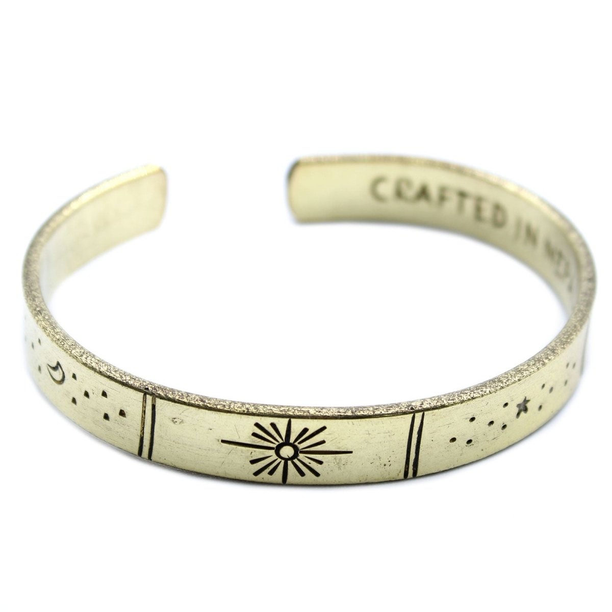 Inspiration Bracelet - Brass Sunrise, Galaxy, Stars, EarthInspiration Bracelet - Brass & Copper - Mixed selectionHeart Notes