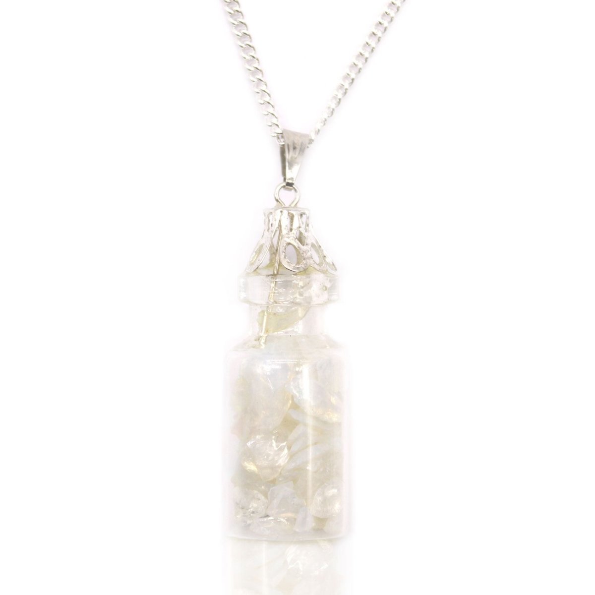 Bottled Gemstones Necklace - OpaliteIndian Gemstone NecklacesHeart Notes