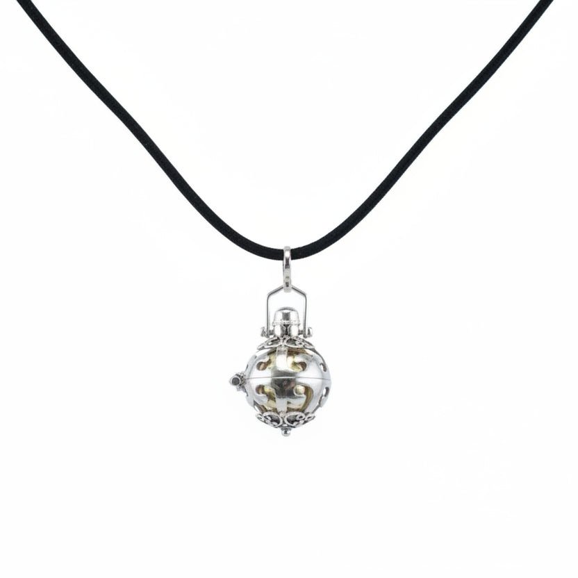 Silver Angel Bell - Dreams - 18mm925 Silver Angel BellsHeart Notes