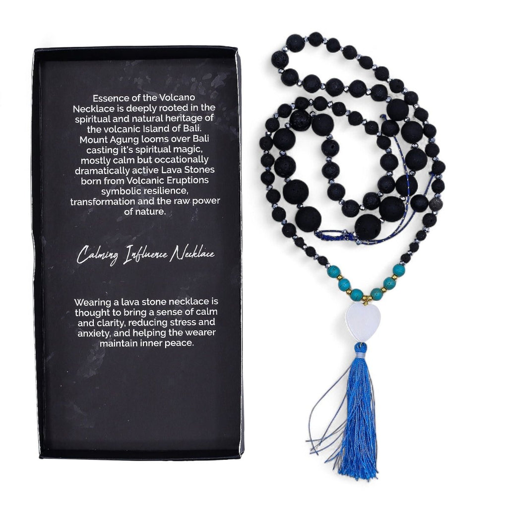 Essence of the Volcano Necklace - Calming InfluenceEssence of the Volcano NecklacesHeart Notes