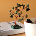 Gemstone Tree - Green Aventurine on Green Agate Base (35 stones)Gemstone Wishing TreesHeart Notes