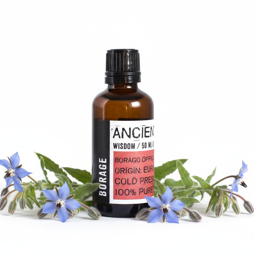 Borage Oil - 50mlBase Oils - 50ml Amber BottleHeart Notes