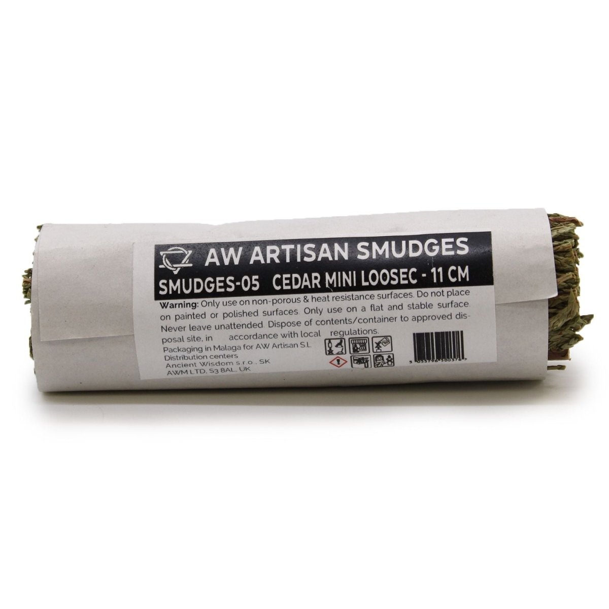 Smudge Stick - Cedar Mini Loosec - 11 cmSmudge Sticks - individually wrappedHeart Notes
