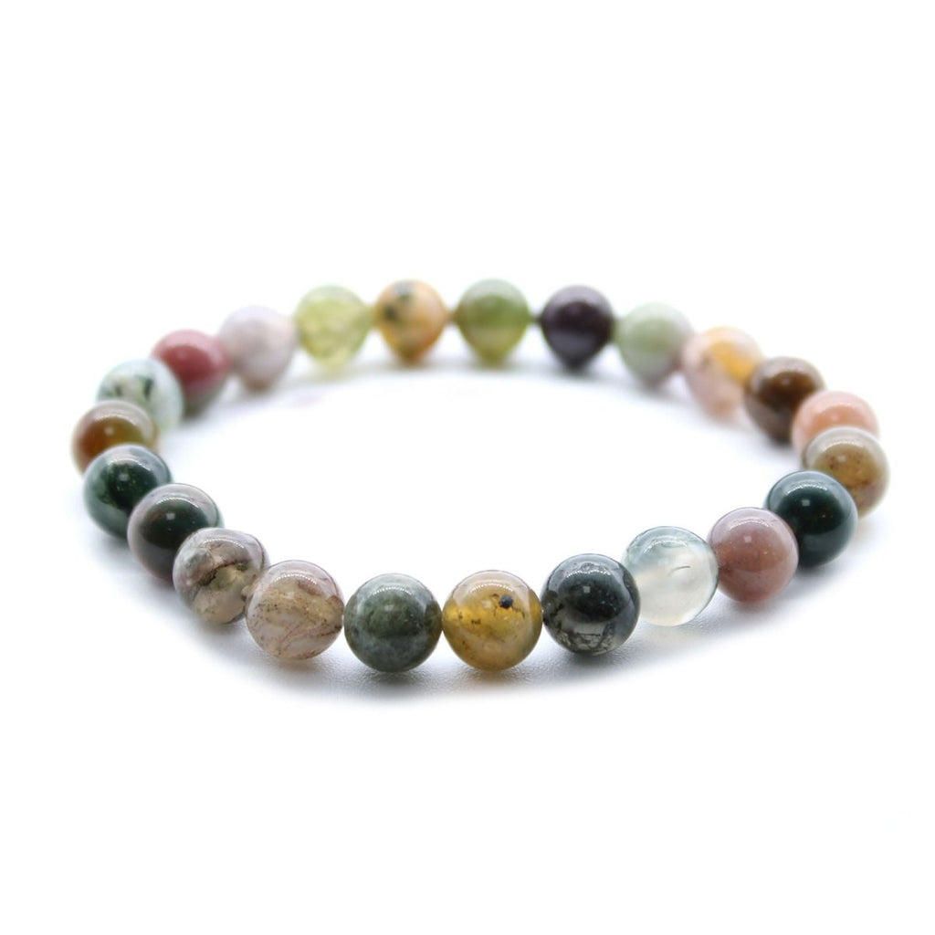 Power Bracelet - Moss AgatePower BraceletsHeart Notes