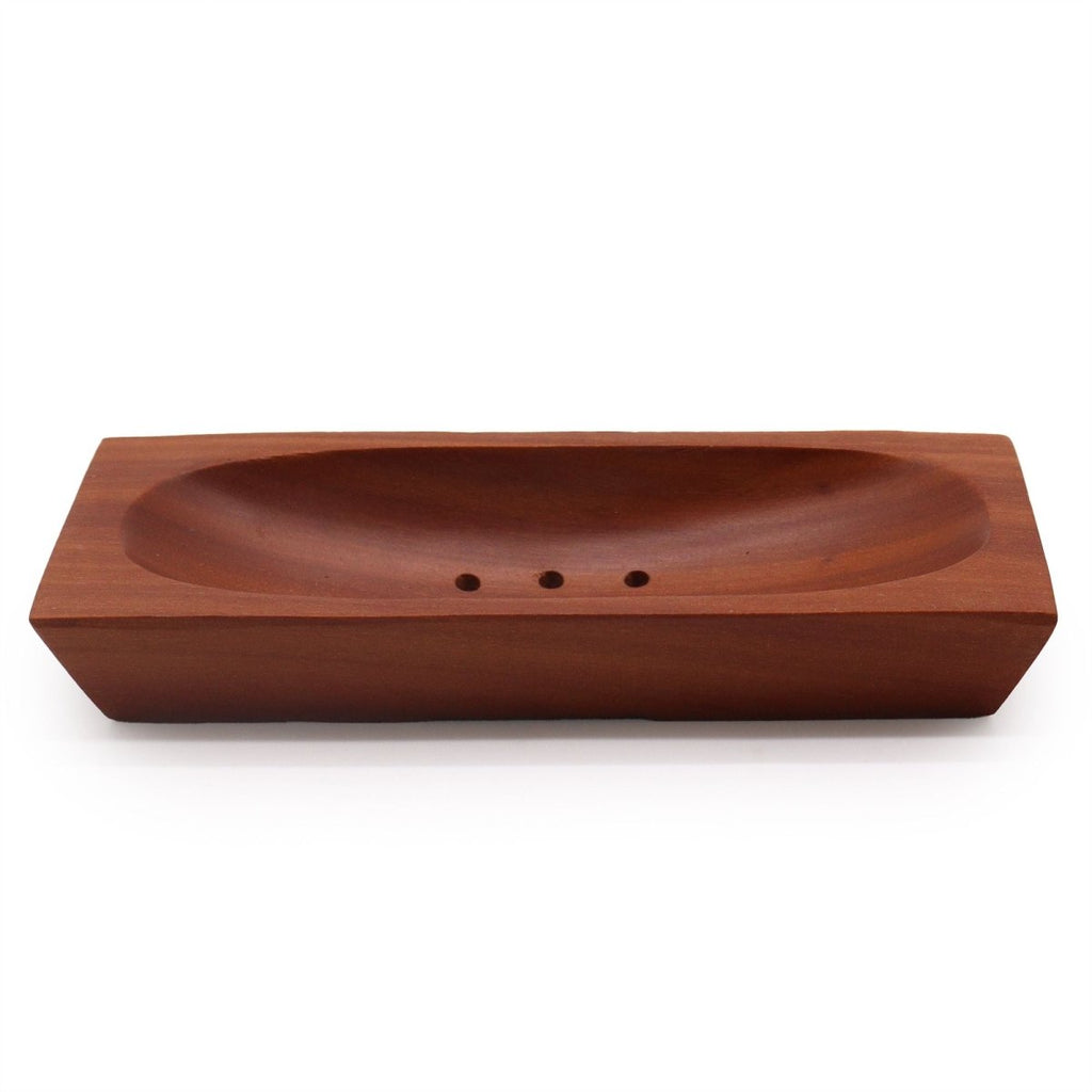 Classic Mahogany Soap Dish - RectangleClassic Mahogany Soap DishesHeart Notes