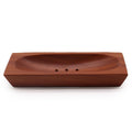 Classic Mahogany Soap Dish - RectangleClassic Mahogany Soap DishesHeart Notes