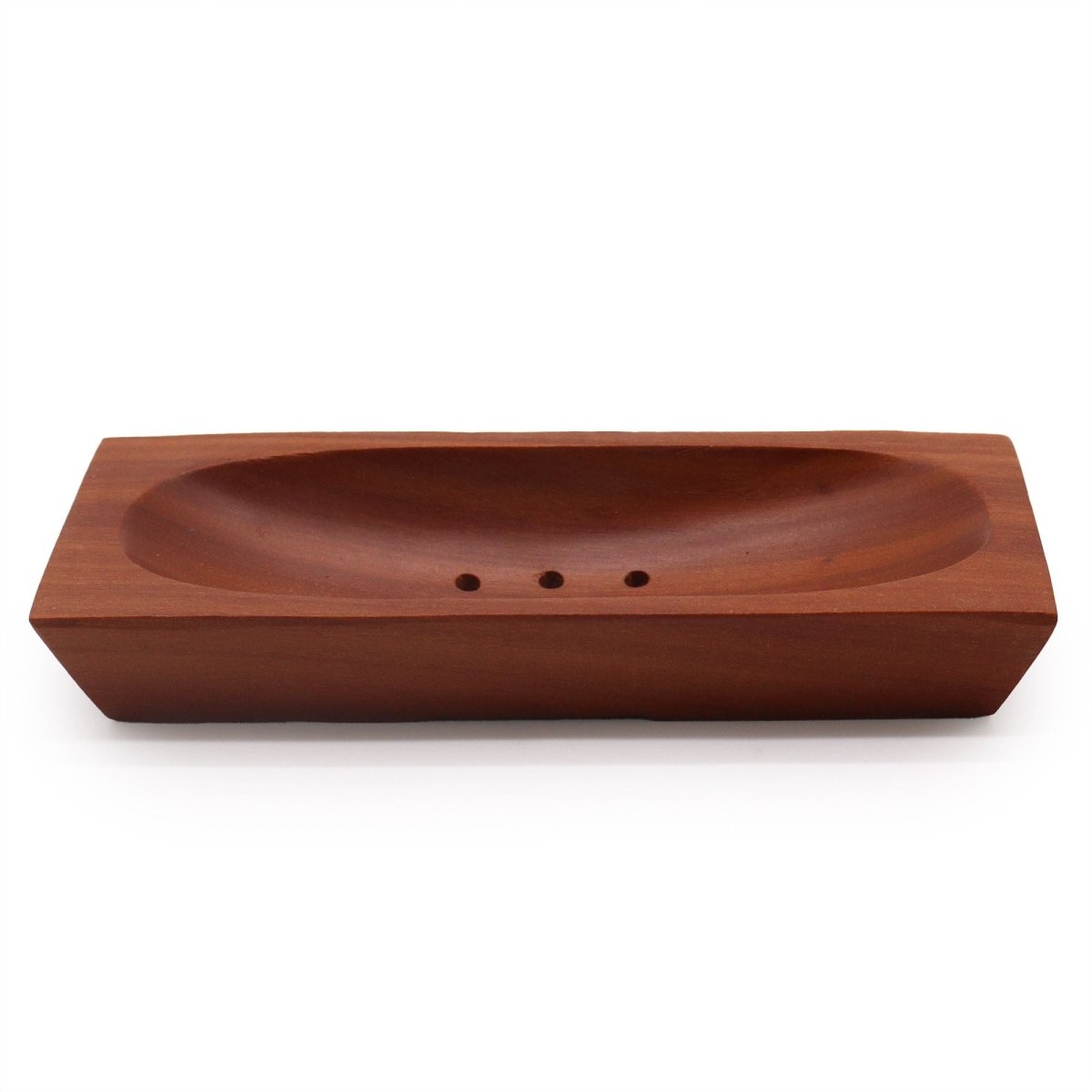 Classic Mahogany Soap Dish - RectangleClassic Mahogany Soap DishesHeart Notes