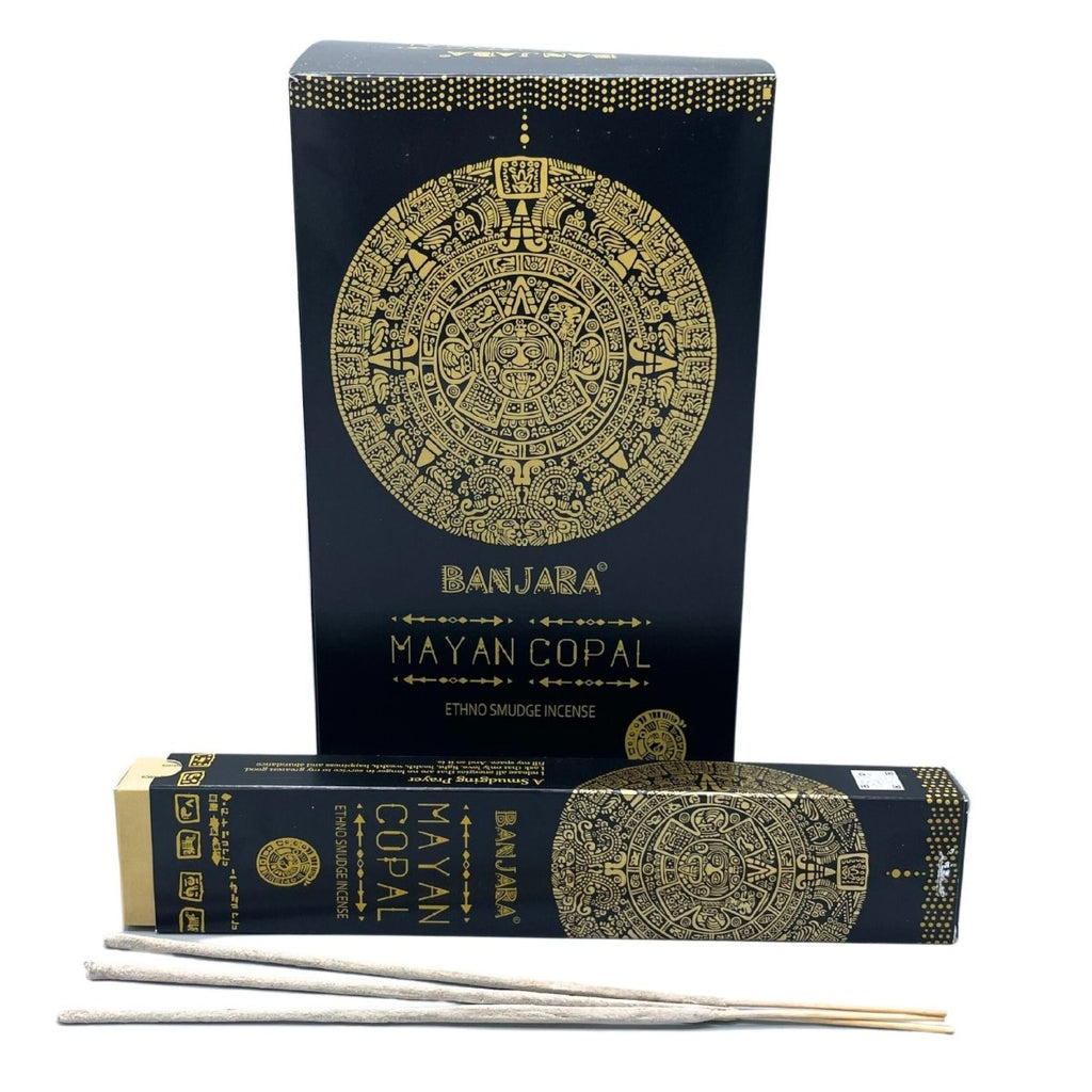 Banjara Tribal Smudge Incense - Mayan CopalBanjara Tribal Smudge Incense SticksHeart Notes