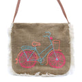 Fab Fringe Bag - Bicycle EmbroideryFab Fringe BagsHeart Notes