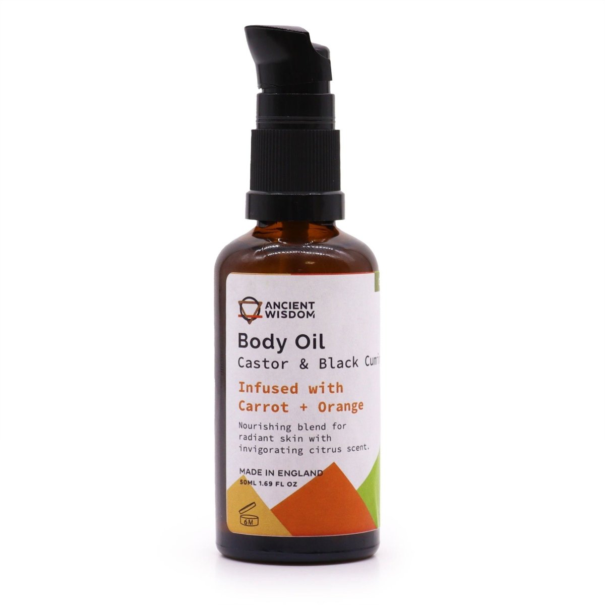 Organic Body Oil 50ml - Carrot & OrangeOrganic Body OilsHeart Notes