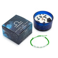 Zodiac Crystal Candle with Gemstone Bracelet - LibraZodiac Crystal Candles with Gemstone BraceletHeart Notes