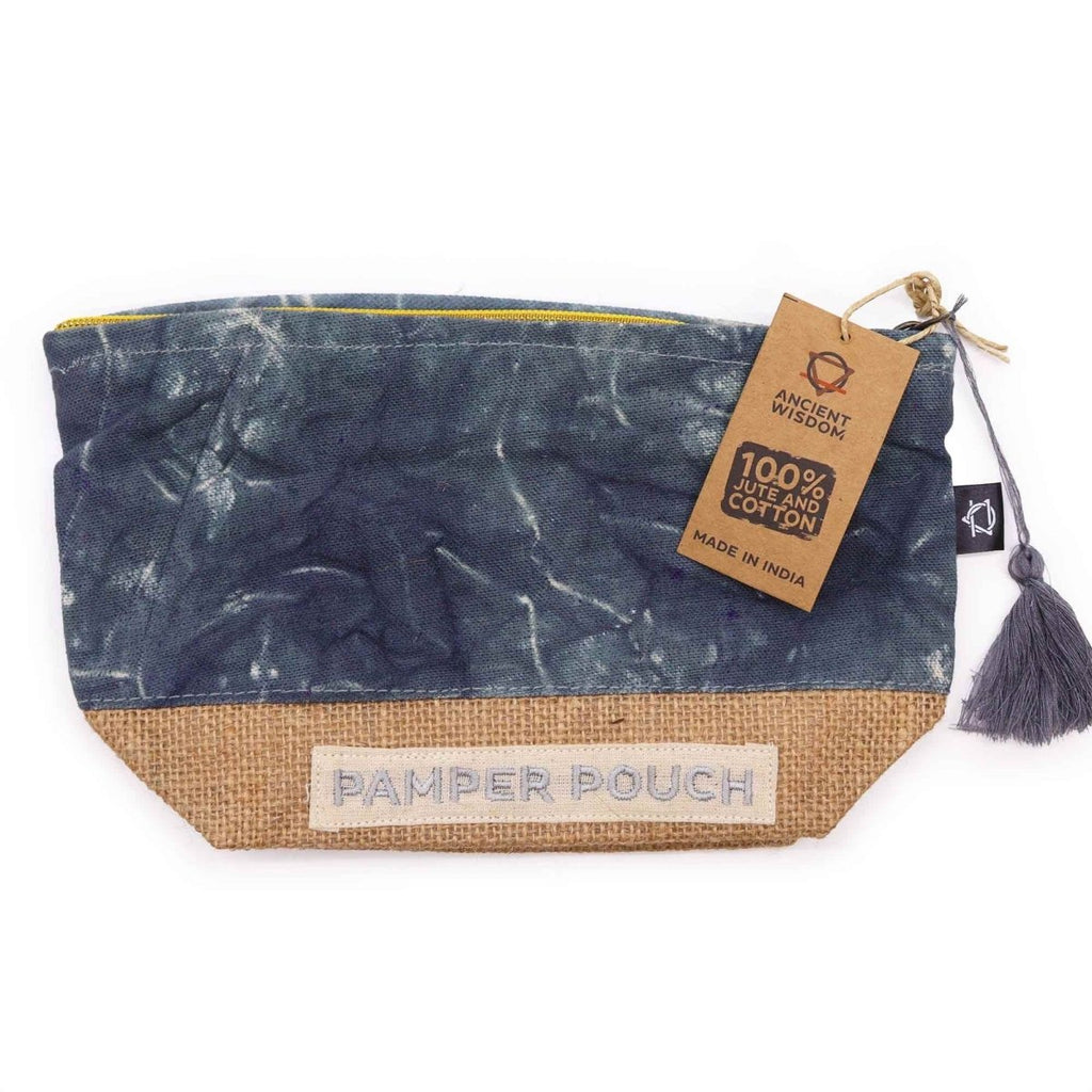 Pamper Pouch - Charcoal - StonewashPamper PouchesHeart Notes