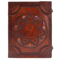 Huge Tomb Book – Chakra Stones Dragon Mandala – 100 Pages – 25x34cmLeather Notebooks – Vintage Style JournalsHeart Notes