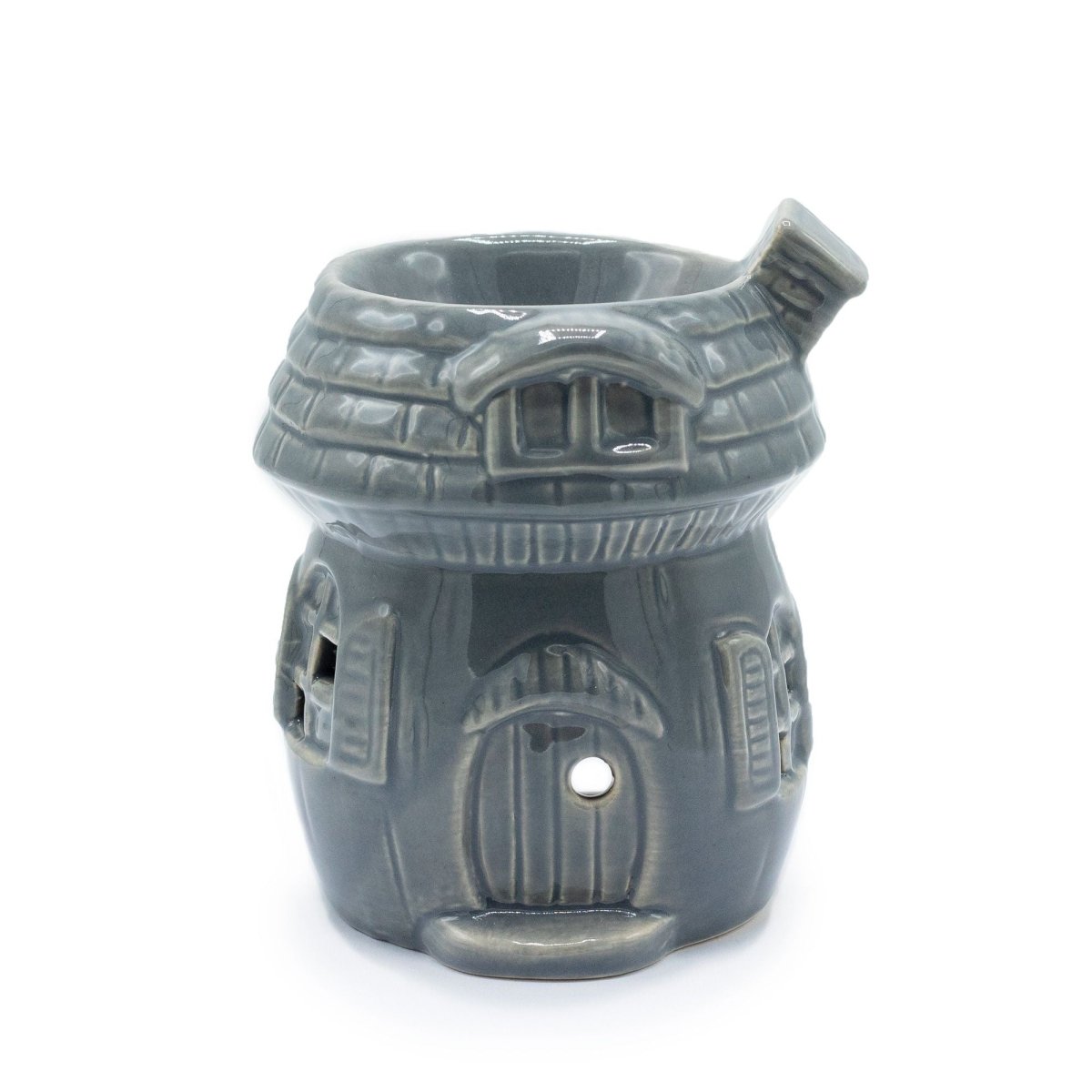 Mushroom House Oil Burner - GreyVarious Shaped Ceramic Oil BurnersHeart Notes
