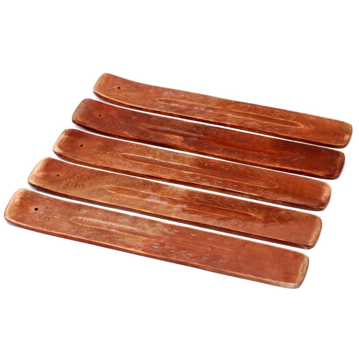 Carved Mango Wood Ashcatcher 10"Incense HoldersHeart Notes