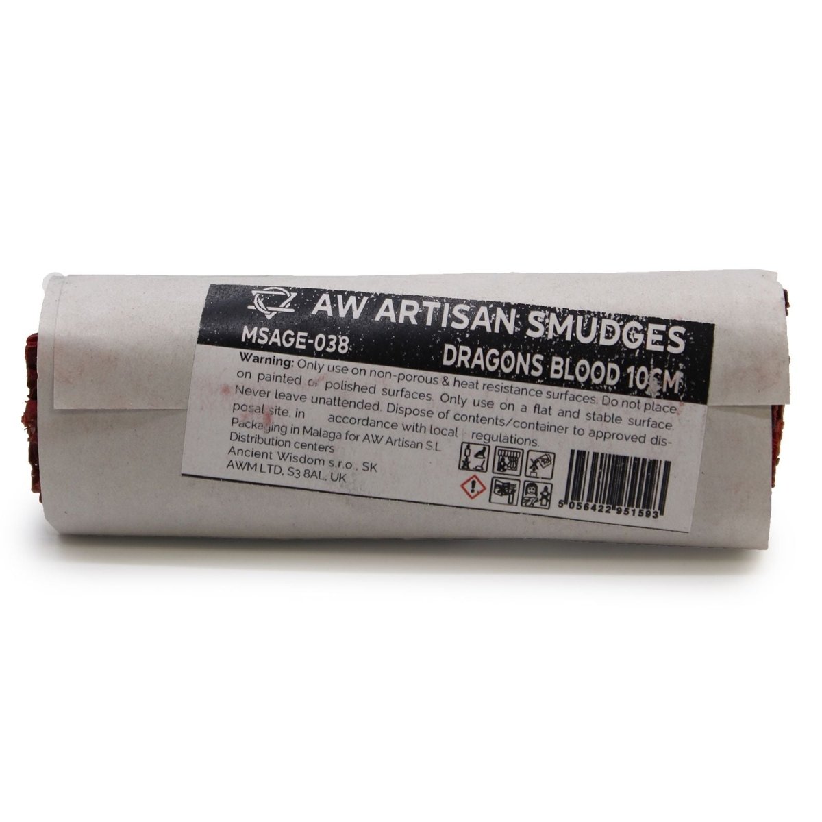 Smudge Stick - Dragon Blood 10cmSmudge Sticks - individually wrappedHeart Notes