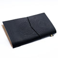 Handmade Leather Journal - My Book of Spells and other Thoughts - BlackLeather JournalsHeart Notes