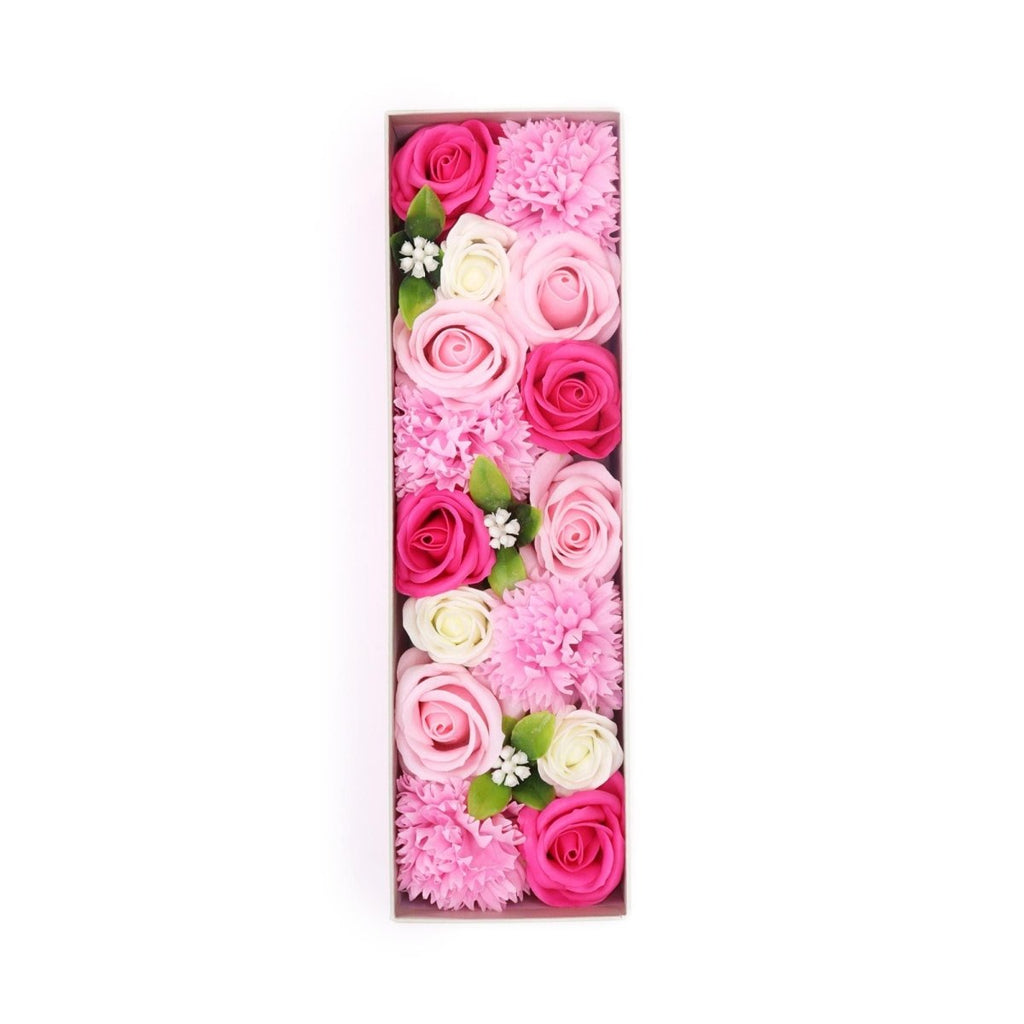 Long Box - Baby Blessings - PinksSoap Flower Gift BoxesHeart Notes