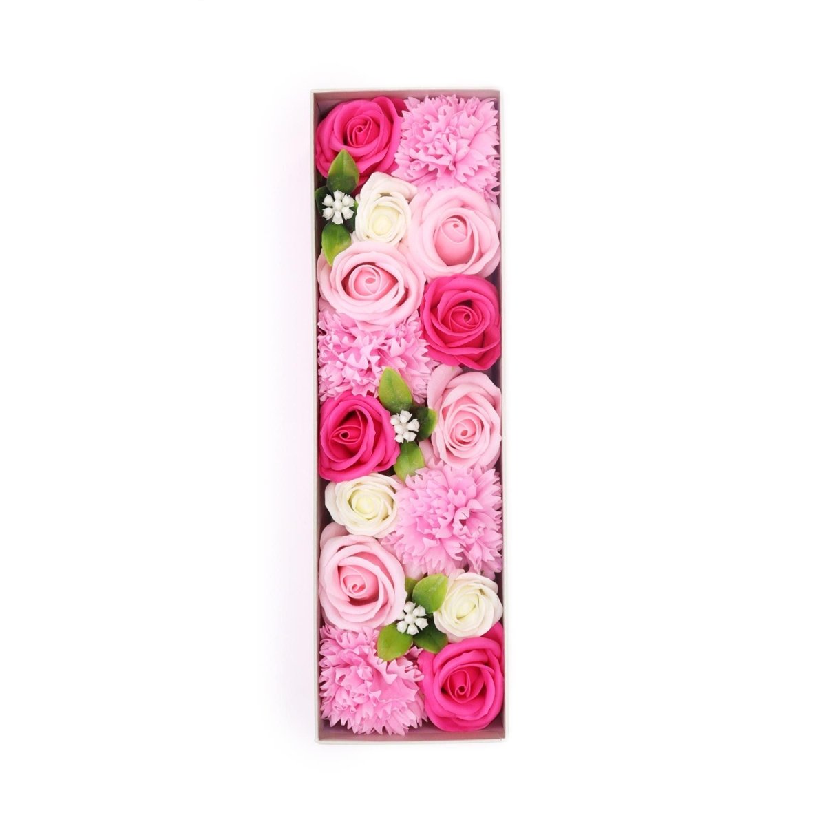 Long Box - Baby Blessings - PinksSoap Flower Gift BoxesHeart Notes