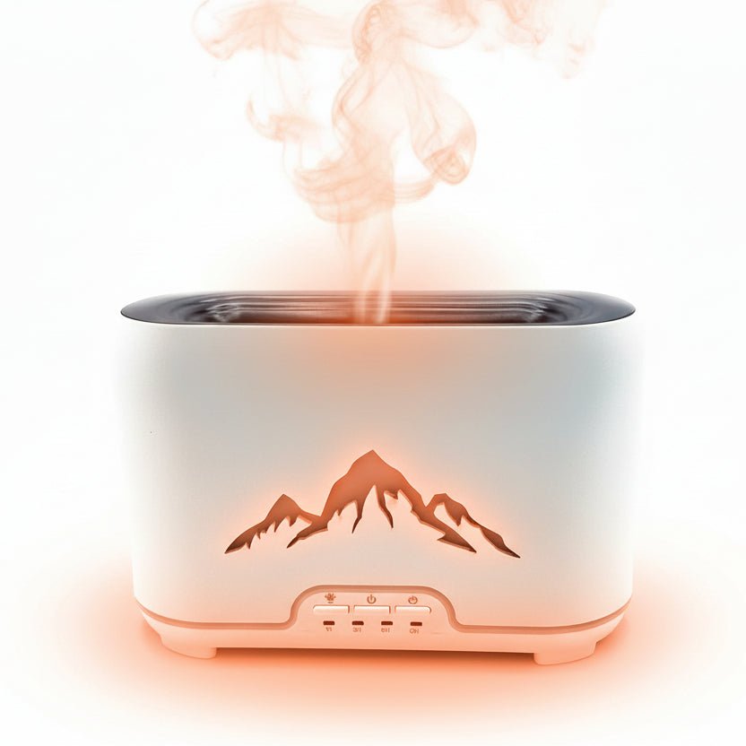 Himalayas Aroma Diffuser - USB - C - Remote control - Flame EffectAroma DiffusersHeart Notes