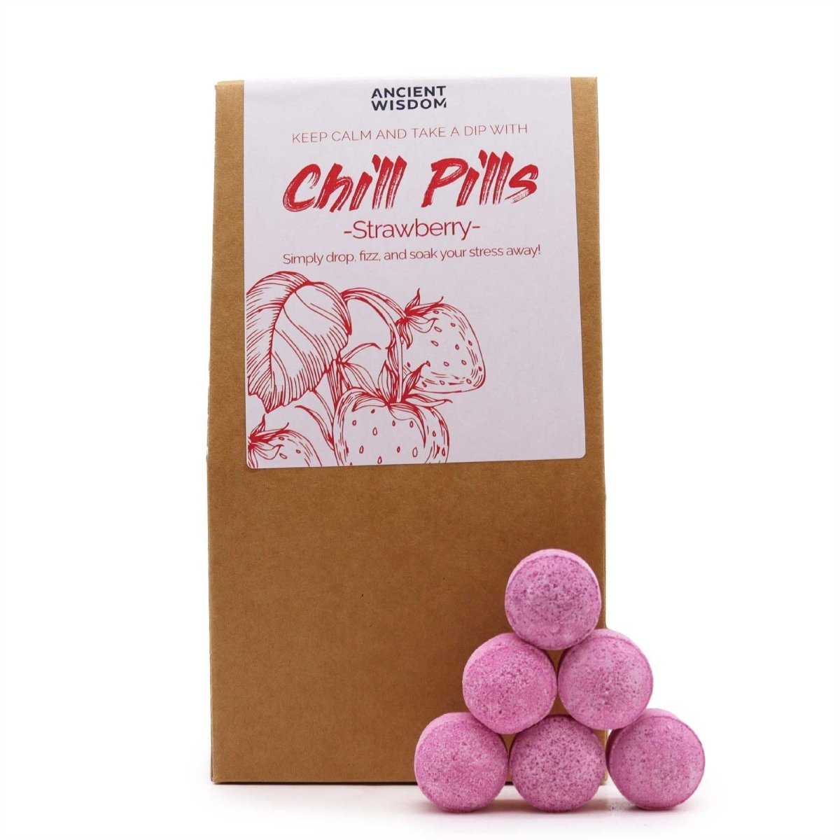 Chill Pills Gift Pack 350g - StrawberryChill Pill Gift PacksHeart Notes