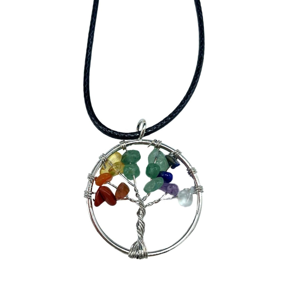 Tree of Life Pendant - ChakraGemstone Pendants - Tree of LifeHeart Notes