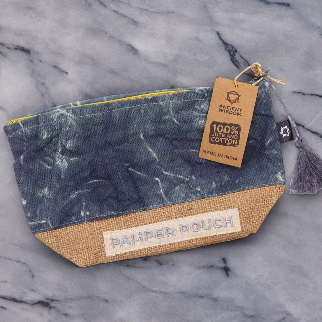 Pamper Pouch - Charcoal - StonewashPamper PouchesHeart Notes