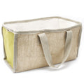 Large Basket Bag - 33x18x20cm - OliveStacking Natural Jute BasketsHeart Notes