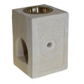 Stone Oil Burner - Square MoorishSandstone Oil BurnersHeart Notes