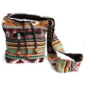 Jacquard Bag - Chocolate Sling BagJacquard Nepal Style BagsHeart Notes