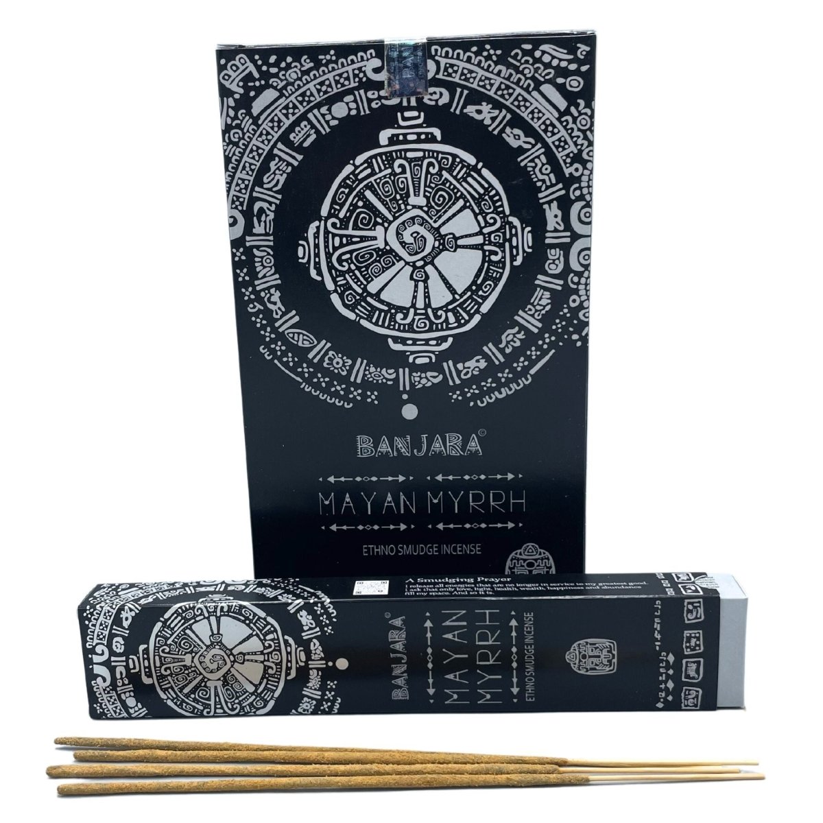 Banjara Tribal Smudge Incense - Mayan MyrrhBanjara Tribal Smudge Incense SticksHeart Notes
