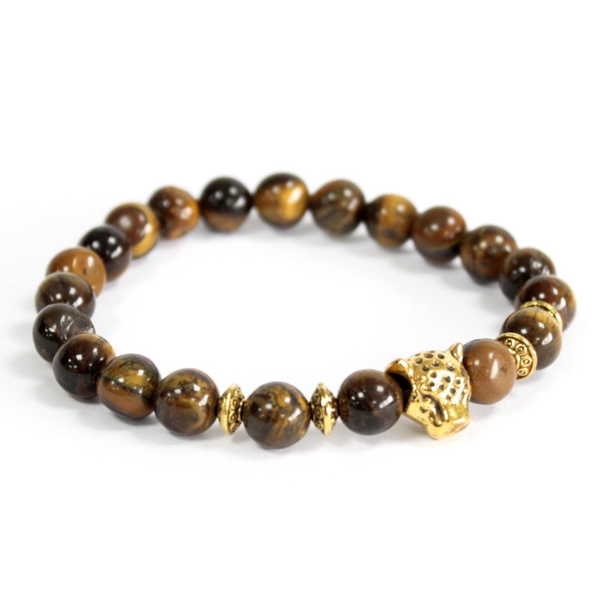 Gold Tiger / Tiger Eye - Gemstone BraceletBoho Bling Gemstone BraceletsHeart Notes